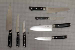 Broušení kuchyňských nožů